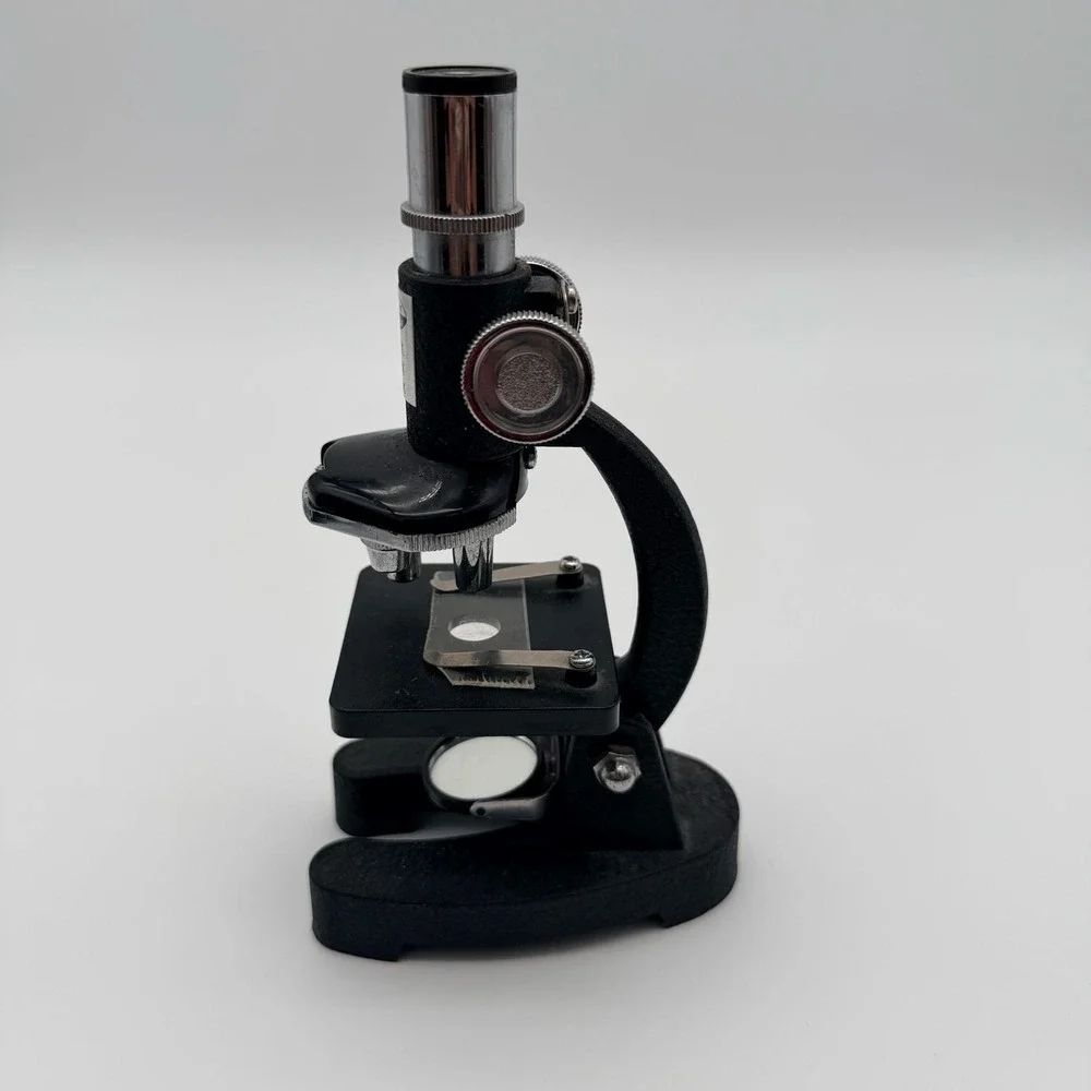 Vintage Creative Science 100x-300x Student Microscope decorative bookshelf displ